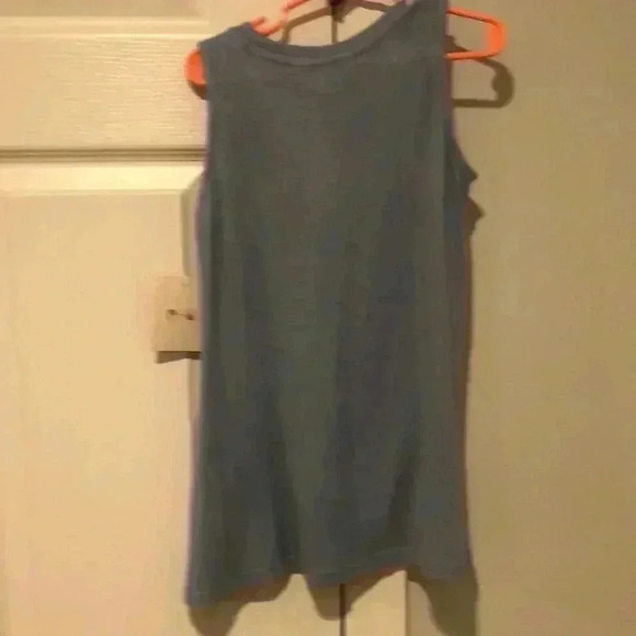 R+R graphic brushed swing tank…blue size medium (8-10). - Picture 4 of 7